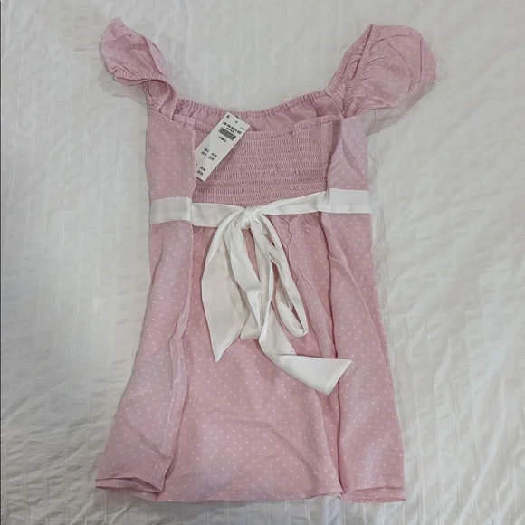 Hollister Easy Satin Tie Babydoll Top - Picture 7 of 8